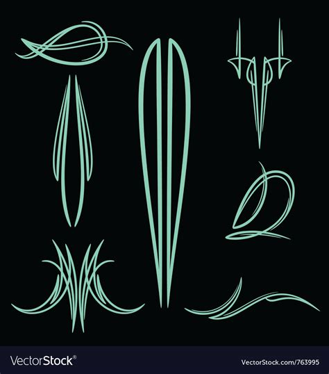 Vector Pinstriping Designs