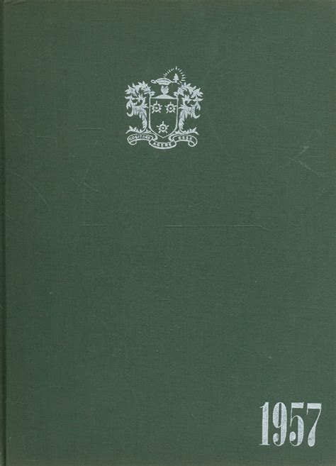 1957 yearbook from Westover High School from Middlebury, Connecticut for sale