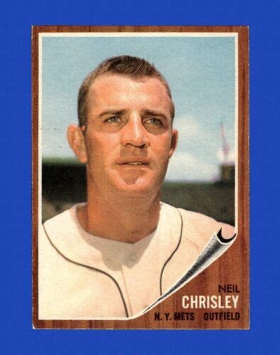 1962 Topps Set Break 308 Neil Chrisley EX EXMINT GMCARDS EBay