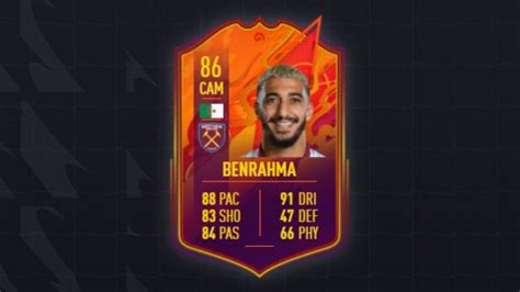 How to get the Benrahma FIFA 22 Headliners player item?