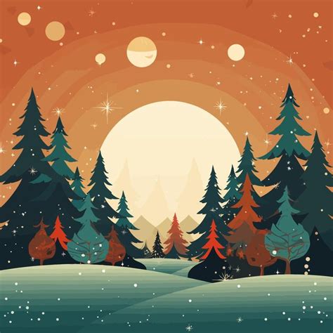 Premium Vector Christmas Background Vector Illustrated