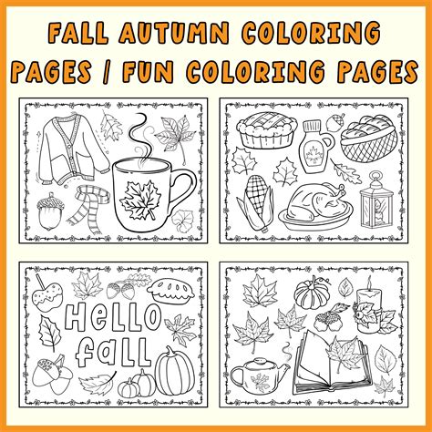 Printable Autumn Coloring Pages [2025]
