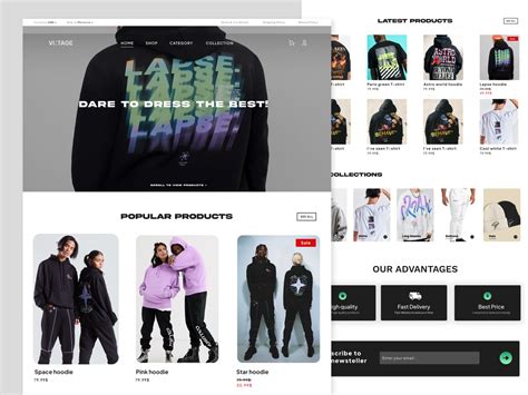 E Commerce Clothing Store By Hamza Kornabi On Dribbble