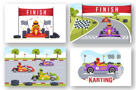 15 Karting Sport Illustration By Denayunethj Thehungryjpeg