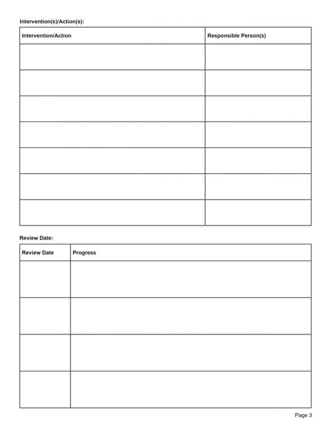 Counseling Treatment Plan Template Editable PDF