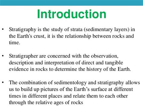 Principles Of Stratigraphy