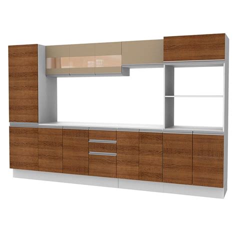 Cozinha Completa Mdf Madesa Smart Cm Modulada Arm Rio