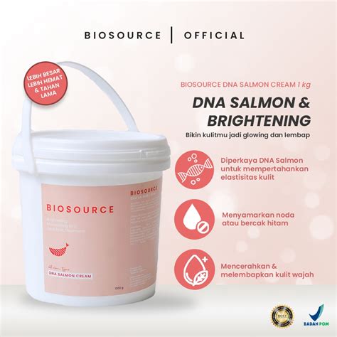 Jual Biosource Cream Dna Salmon Moisturizer Kg Bpom Cream Kg