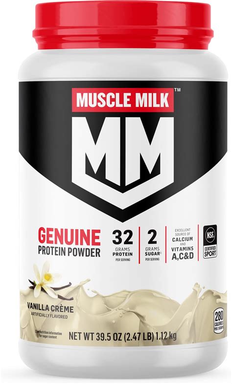 Muscle Milk Genuine Protein Powder Vanilla Crème 247