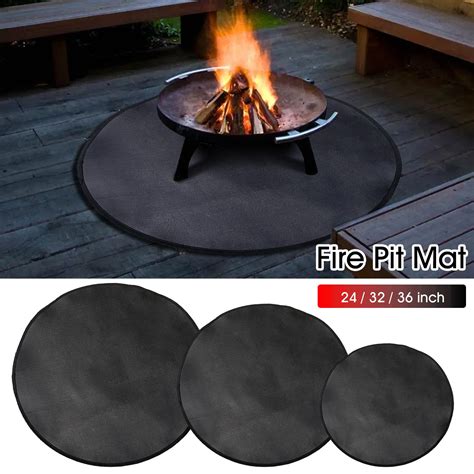 Heat Resistant Grill Mats Protect Lawn Fire Pit Mat For Floor Protects