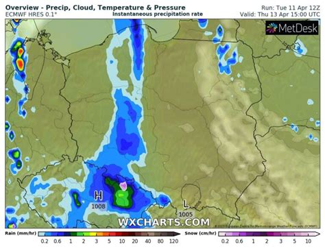 Pogoda Na Czwartek Kwietnia Front Atmosferyczny Pogorszenie