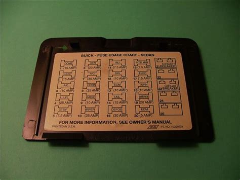 Buick Lesabre Fuse Box Diagram