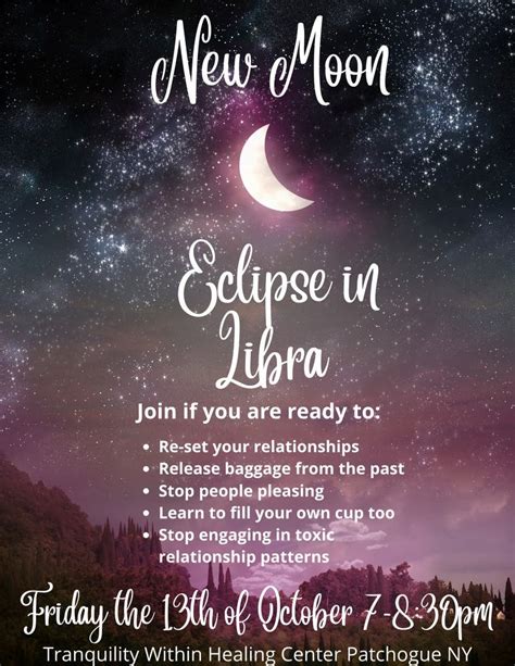 Oct 13 New Moon In Libra Patchogue Ny Patch