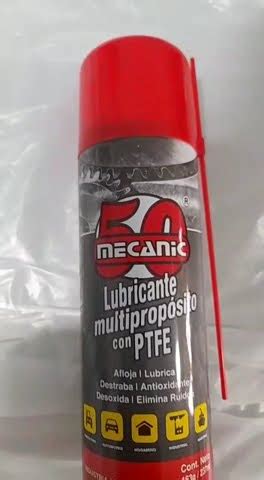 LUBRICANTE MULTIPROPOSITO C PTFE Teflon AEROSOL 163gr Codigo Spy101007