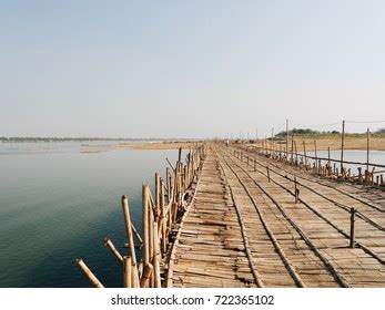 Bamboo Bridge Kampong Cham Cambodia Stock Photo 722365102 | Shutterstock