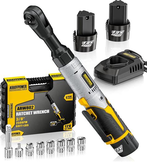 3 8 12V Extended Cordless Ratchet Wrench 60 Ft Lbs Extended Power