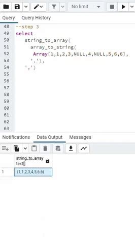 Postgresql Arrays Using Unnest String To Array Array To String