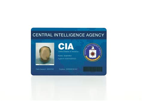 Custom CIA ID Card Personalized Gag Gift ID Etsy