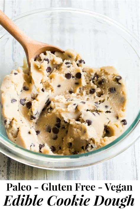 Best Paleo Edible Cookie Dough Gf Df Vegan The Paleo Running Momma