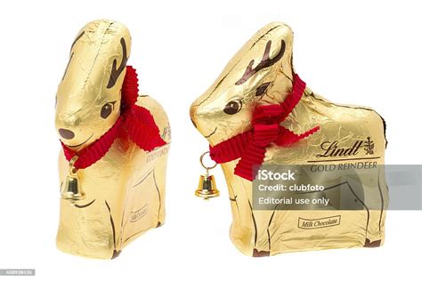 Золотой Шоколад Lindt Оленей — стоковые фотографии и другие картинки ...
