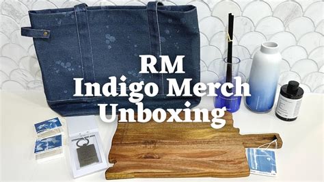 BTS RM INDIGO MERCH Unboxing ASMR 4K YouTube