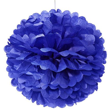 Large Paper Pom Pom Blue Paper Pom Pom Dream Wedding Decorations Tissue Paper Pom Poms