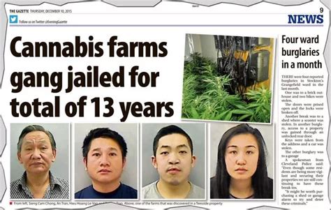 Members Of Vietnamese Gang Linked To Teesside Cannabis Farms Must Pay