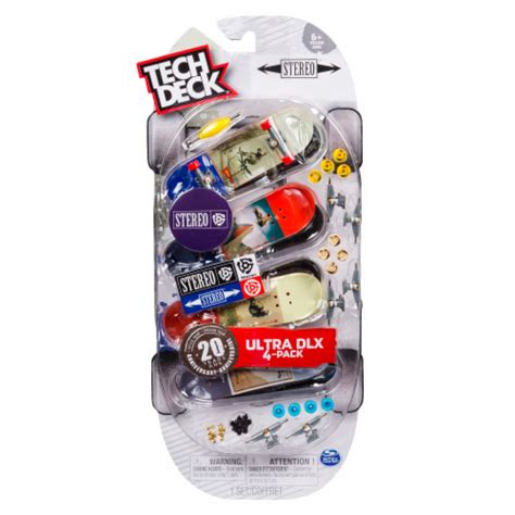 Spin Master Tech Deck 96mm Stereo Fingerboards 4 Pk Fred Meyer