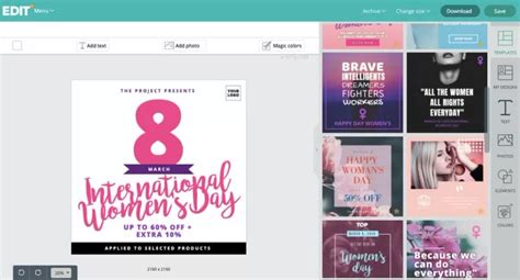 Journée de la Femme : Idées et modèles pour votre entreprise