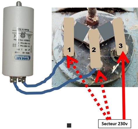 Quelle est la procédure pour convertir un moteur triphasé en monophasé