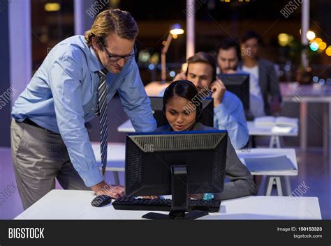 businessman assisting image photo  trial bigstock