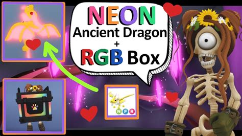 NEON ANCIENT DRAGON RGB BOX Adopt Me Roblox YouTube