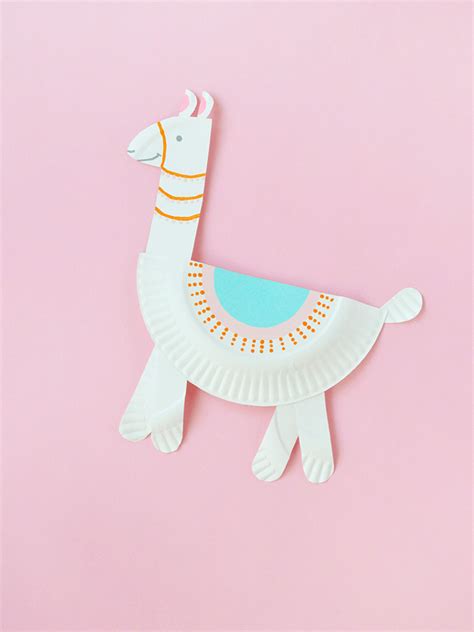 Paper Plate Llamas Summer Crafts For Kids Summer Preschool Crafts