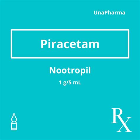 Nootropil Piracetam 1g 5ml Solution For Iv Injection 12s Price In