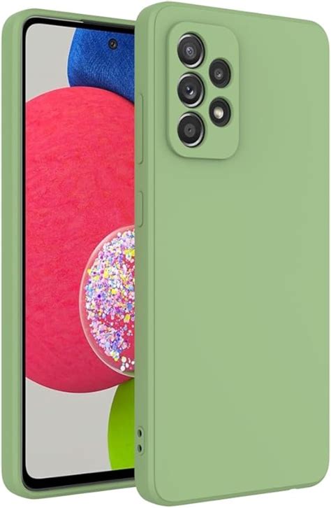 Wogroo For Samsung Galaxy A53 5g Case Green Scratch Resistant With Soft Touch Slim