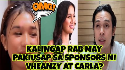 Vheanzy And Carla Na Mga Sponsors Sana Ang Ibang Angels Mabigyan Din