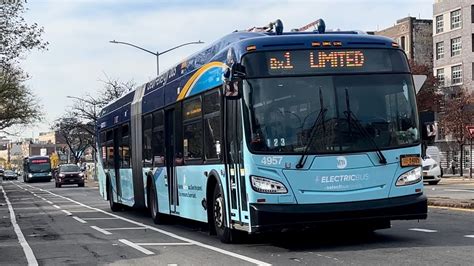 Nyct Bus New Flyer Xe On The Bx Limited And Novabus