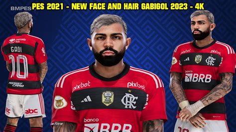 Pes New Face And Hair Gabriel Barbosa K Youtube