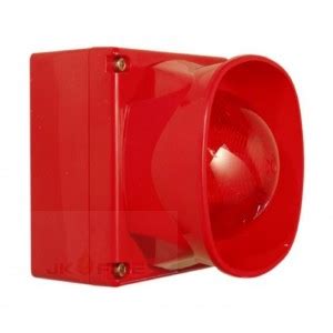 Apollo Red Weatherproof Multi Tone Open Area Sounder Beacon With