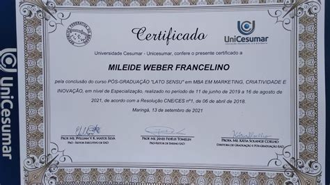 P S Gradua O Em Marketing Criatividade E Inova O Unicesumar