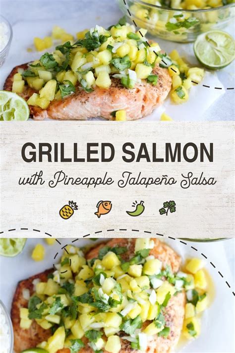 Grilled Salmon With Pineapple Jalapeño Salsa Beeyond The Hive