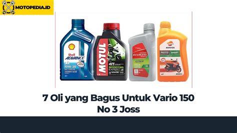 Oli Yang Bagus Untuk Vario Homecare