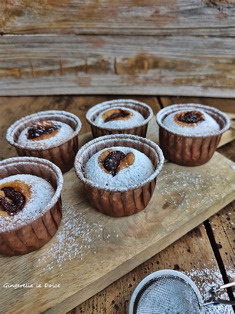 Muffin Con Crema Alle Nocciole Gingerella La Dolce