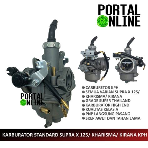 BISA COD KARBURATOR KEIHIN KHARISMA 125 SUPRA X 125 WAVE 125 KIRANA