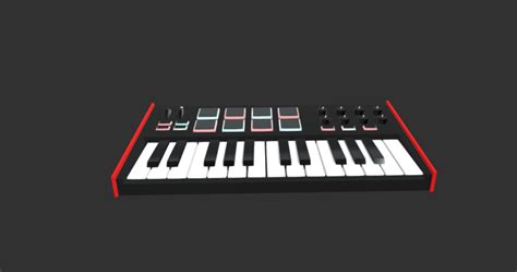 AKAI MIDI Controller - DownloadFree3D.com