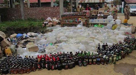 Manipur Excise Destroys Liquor Worth Over Rs Lakhs Elections News