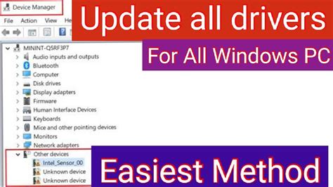 How To Update All Your Windows Unknown Device Driver Update Your