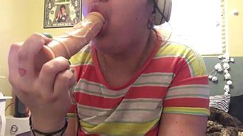 Maribel Sucks And Cums On Her Toys XVIDEOS