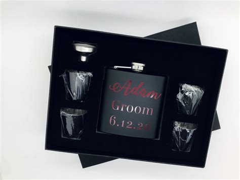 Personalised Hip Flask For Groom Customise Online Shop Online Today