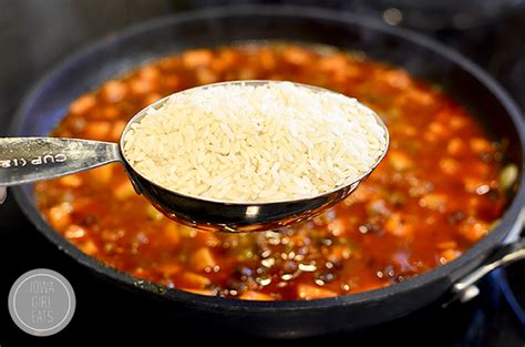 Chorizo Sweet Potato And Black Bean Rice Skillet Iowa Girl Eats